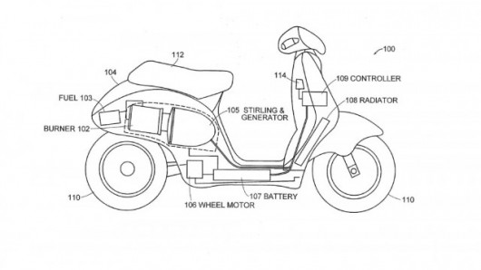 Skůtr na Stirlingův motor od vynálezce Segway